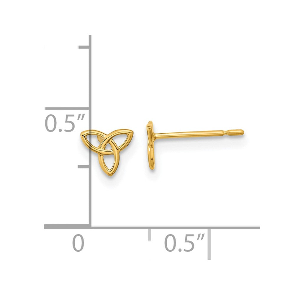 14k Madi K Celtic Knot Post Earrings