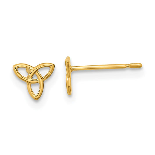 14k Madi K Celtic Knot Post Earrings