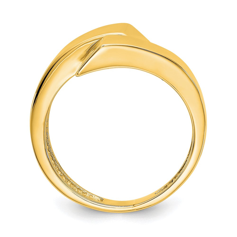14ky Square Overlapping Ring
