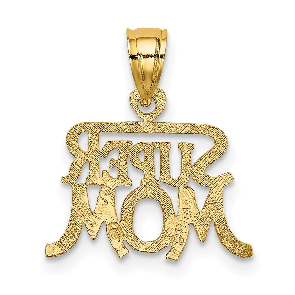 14k Super MOM Charm