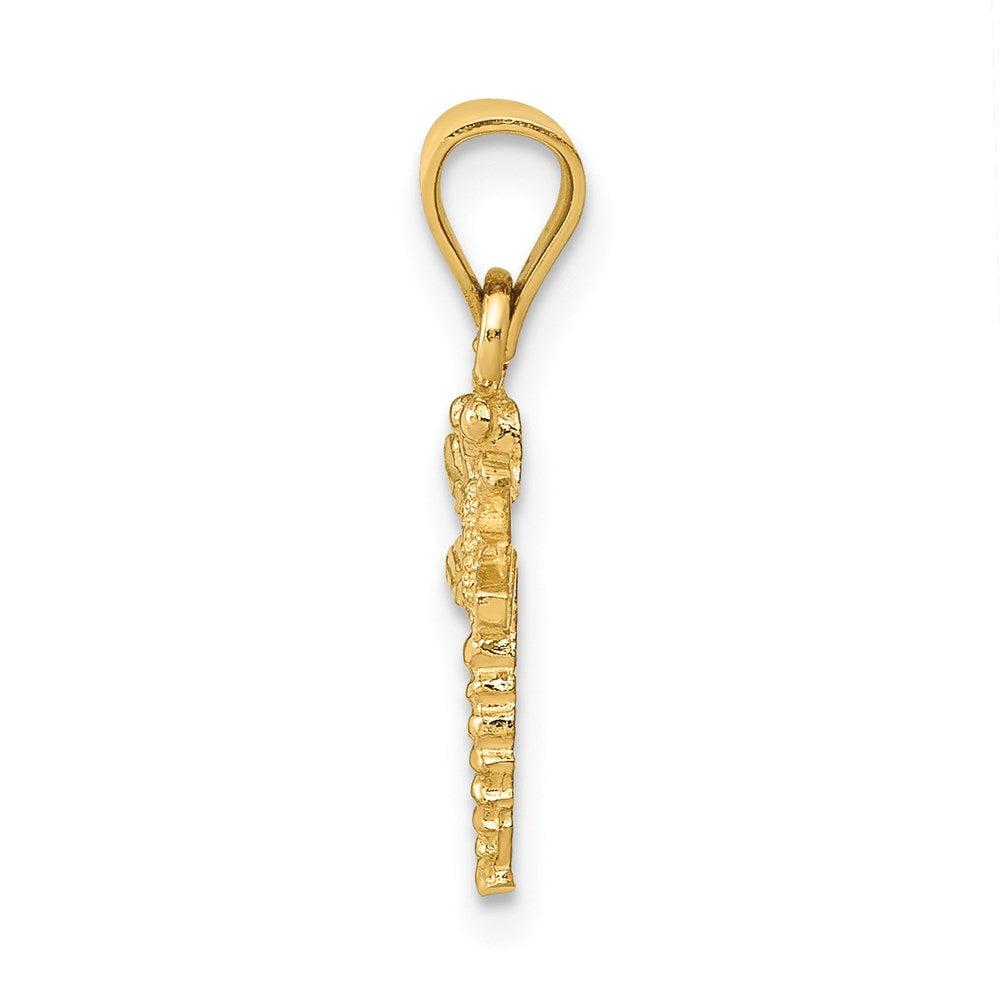 14K Dragonfly Pendant