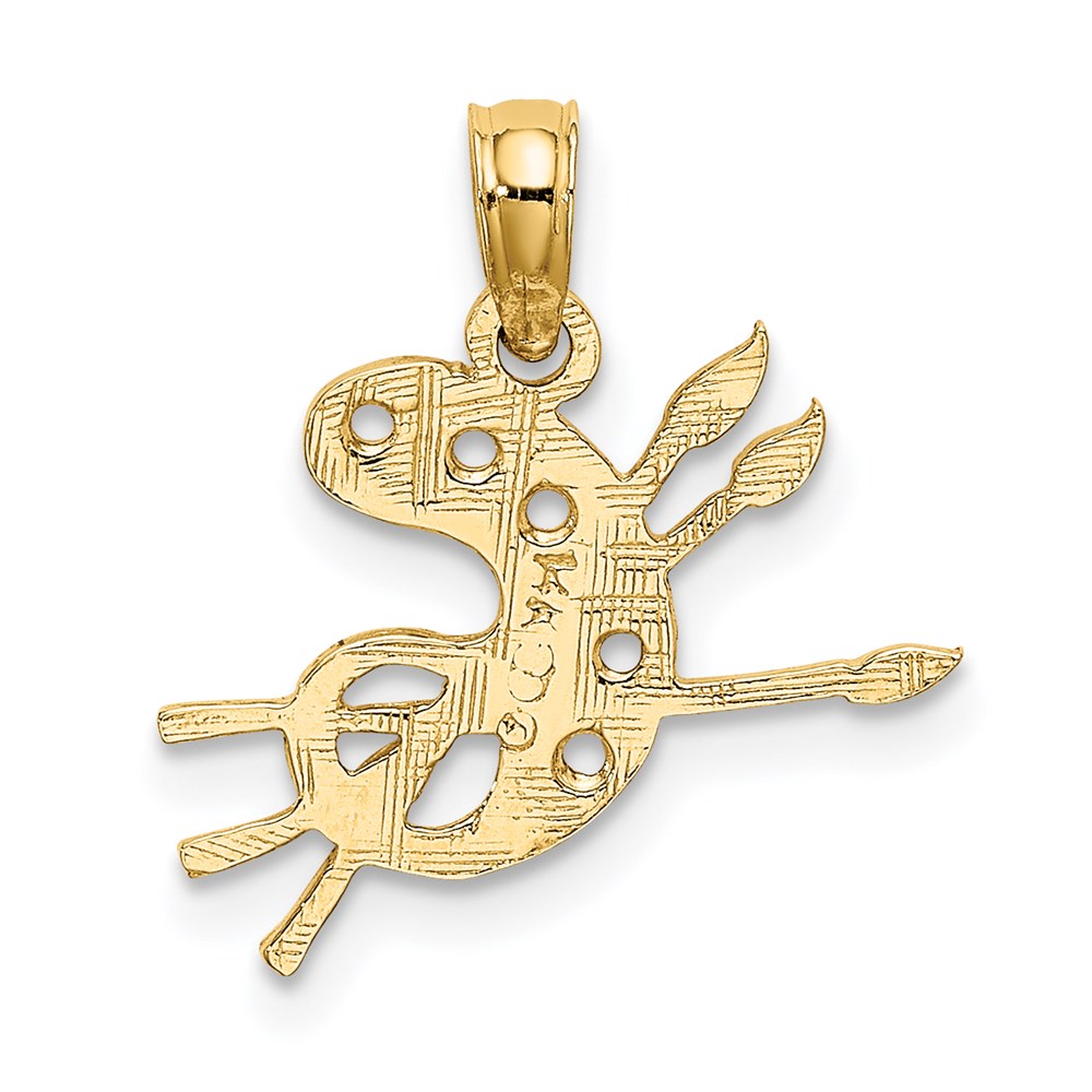 14k Paint Pallet Charm