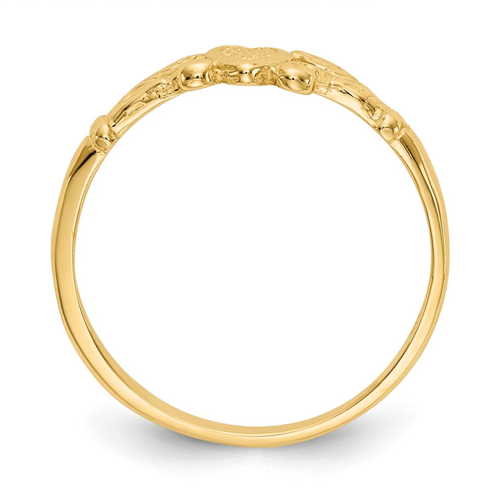 14k Heart Ring