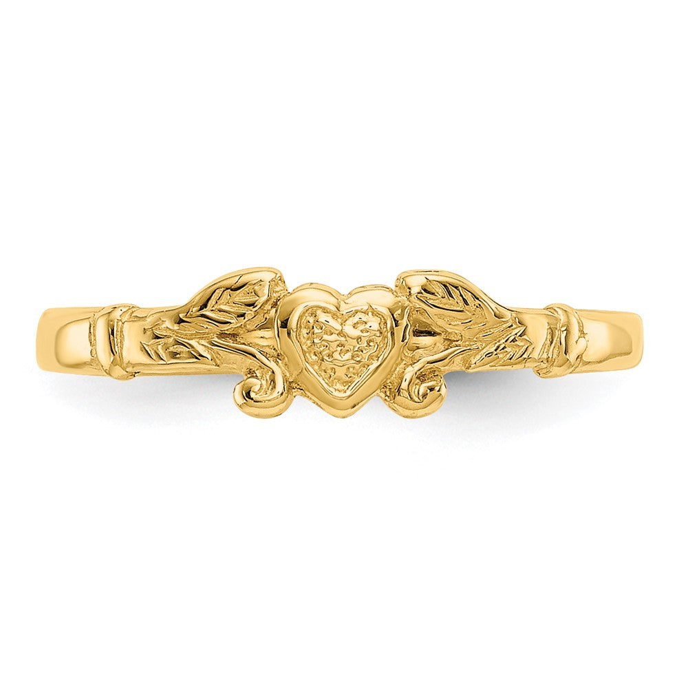 14k Heart Ring