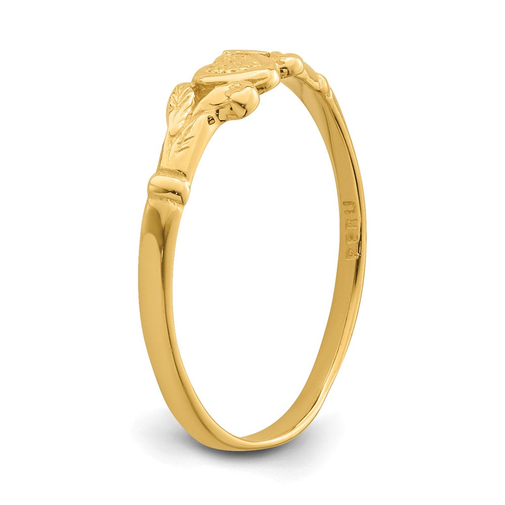 14k Heart Ring