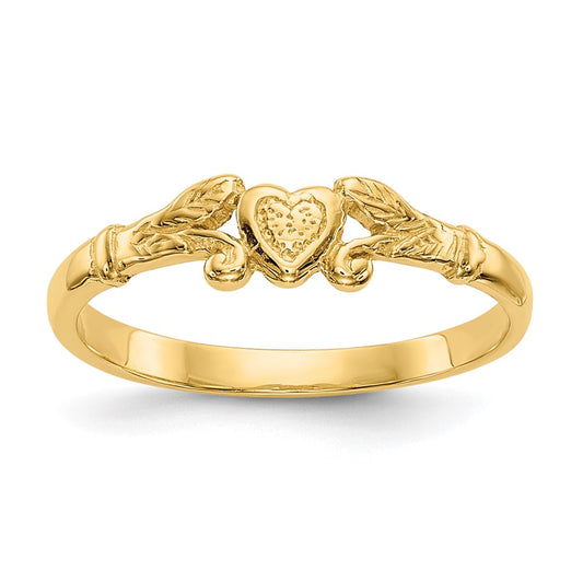 14k Heart Ring