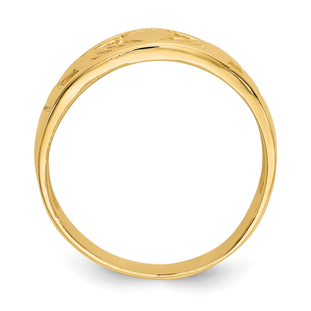 14k Claddagh Band