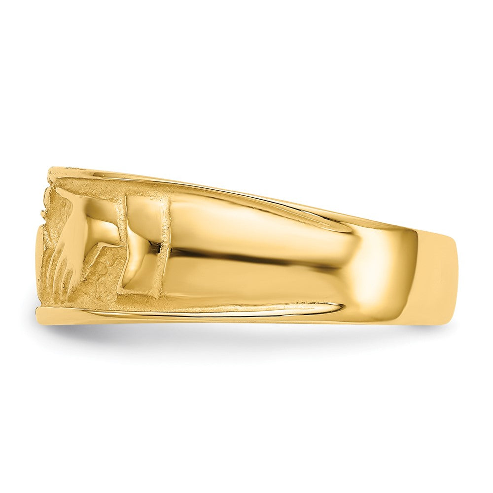 14k Claddagh Band