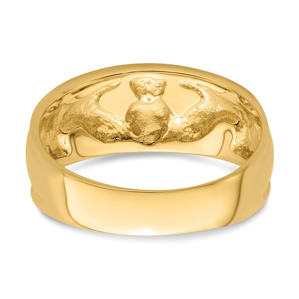 14k Claddagh Band