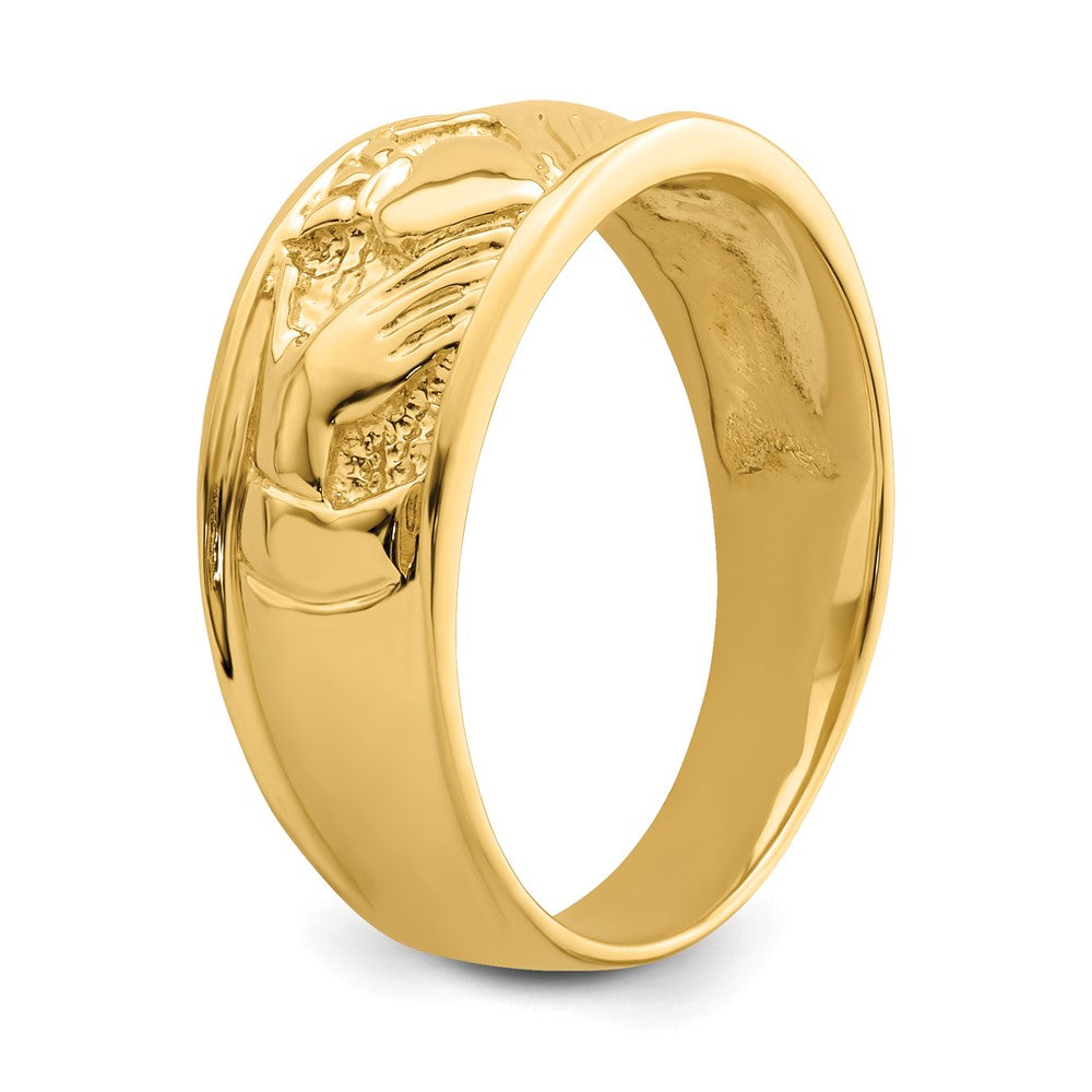 14k Claddagh Band
