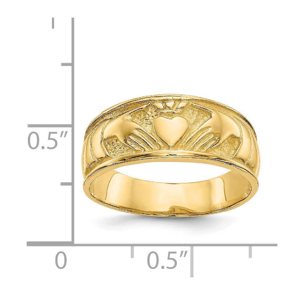 14k Claddagh Band