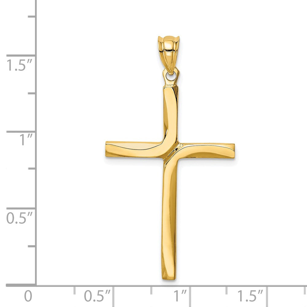 14k Polished Cross Pendant