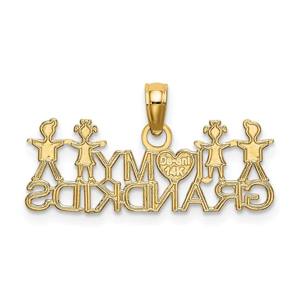 14k I LOVE MY GRANDCharm