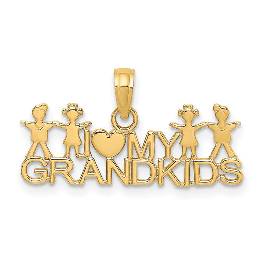 14k I LOVE MY GRANDCharm