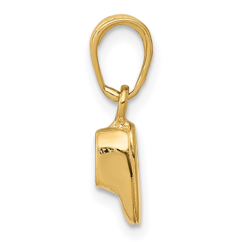 14k  3D Shoe Charm