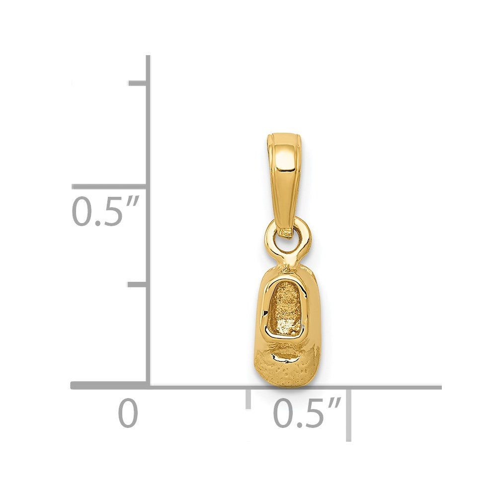 14k  3D Shoe Charm