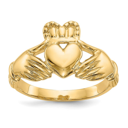 14k Men's Claddagh Ring