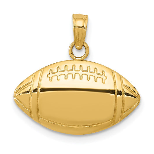 14k Football Charm
