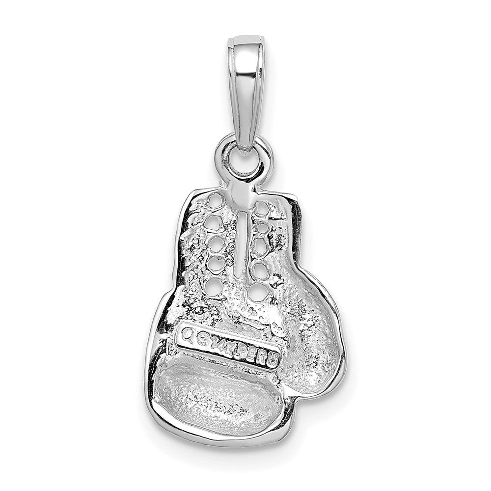 14k White Gold Lg Boxing Glove Charm