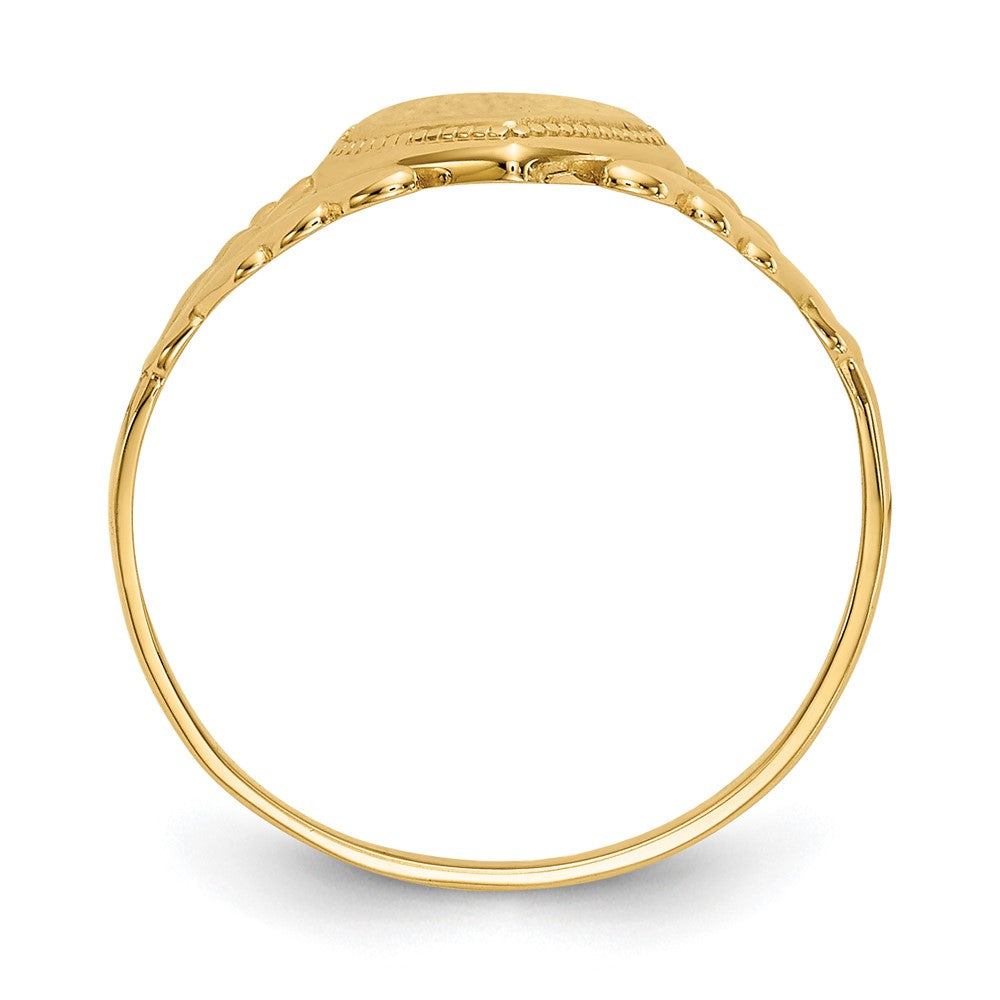 14k Polished Heart Ring