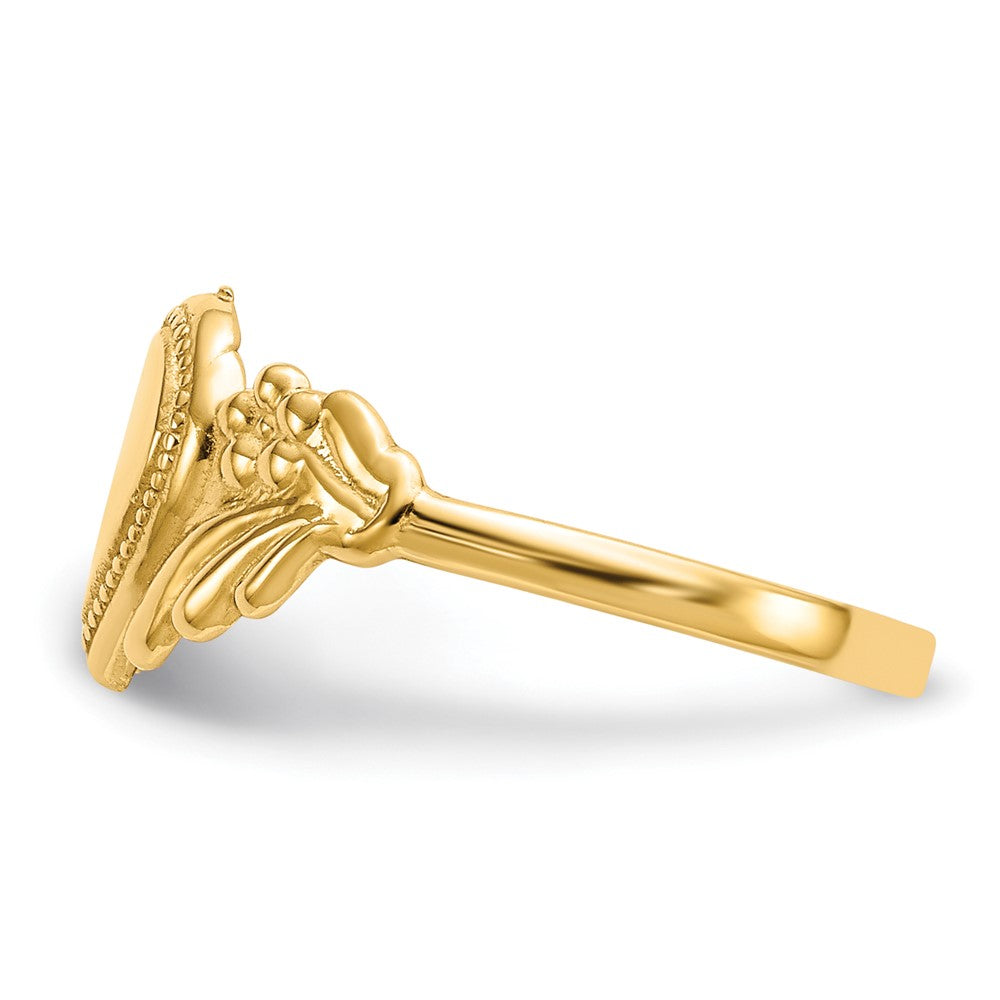 14k Polished Heart Ring