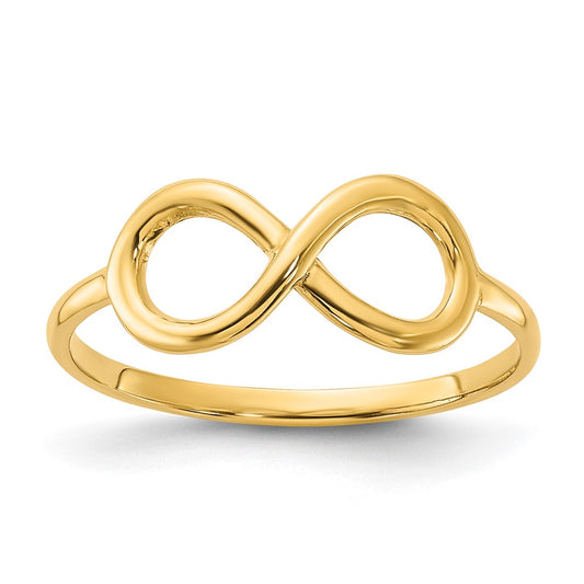 14k Polished Infinity Ring