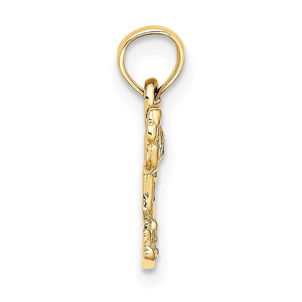 14K Mini Flamingo Charm