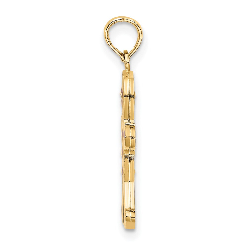 14K 3-D Enameled Gingerbread Charm
