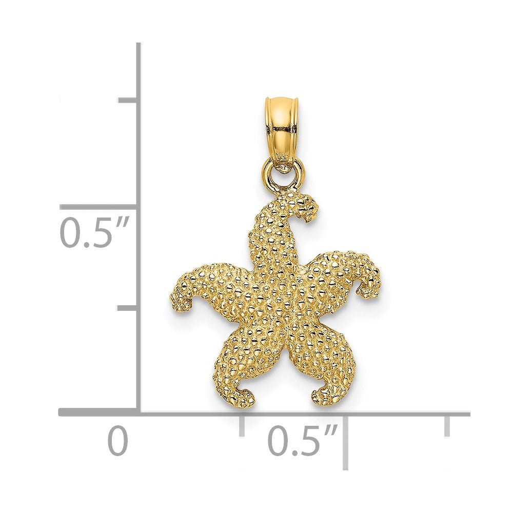 14K Starfish Charm