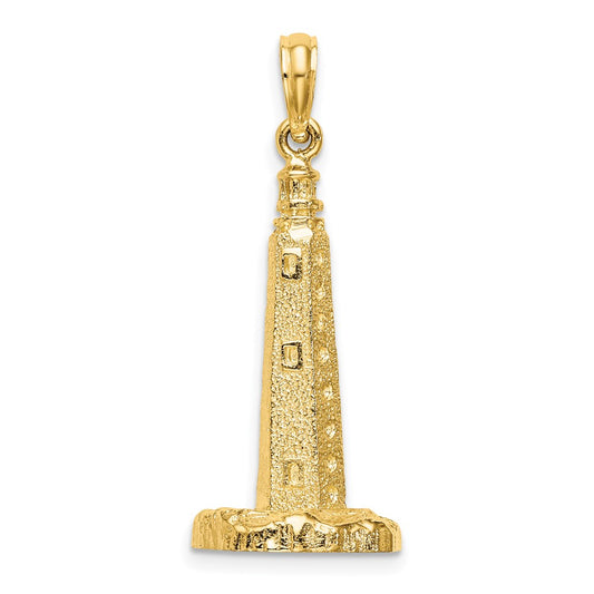 14K 3-D Cape Henlopen Lighthouse, De Charm