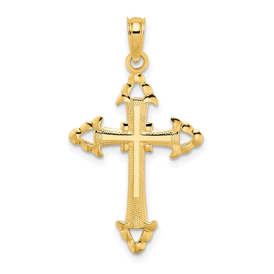14K D/C with Arrow Cross Charm