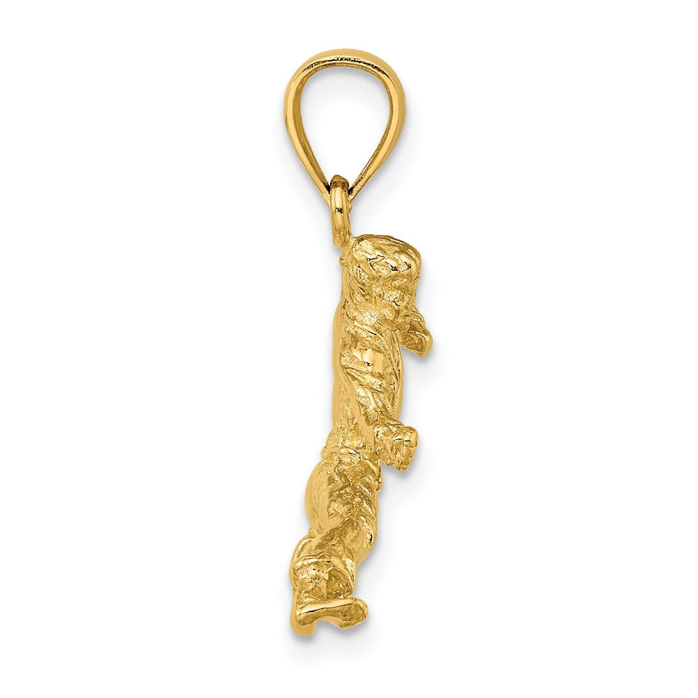 14K 3-D Karate Pendant