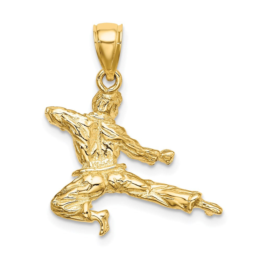 14K 3-D Karate Pendant