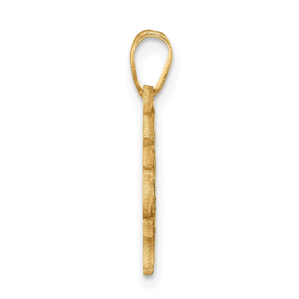 14K Polished GRADUATE 2023 Under Cap Charm