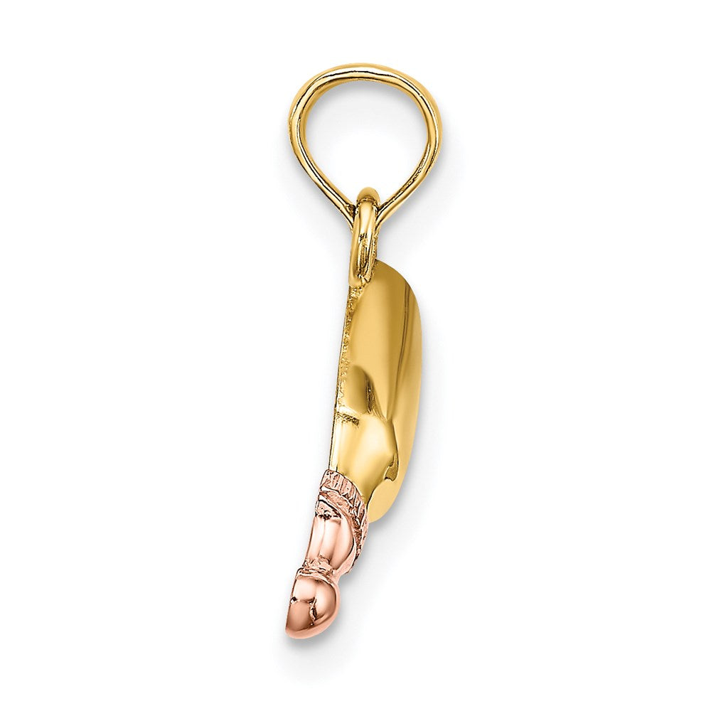 14k Two-Tone Bottle Charm