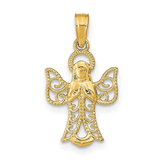 14k Angel Pendant