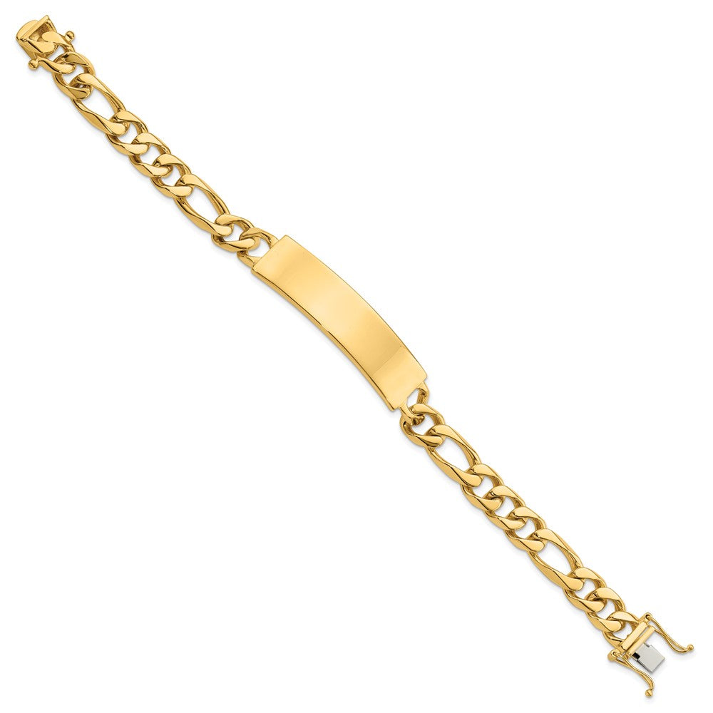 14k Figaro ID Bracelet