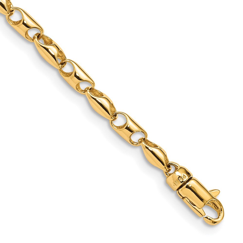 14K 20 inch 3.1mm Fancy Link with Lobter Clasp Chain