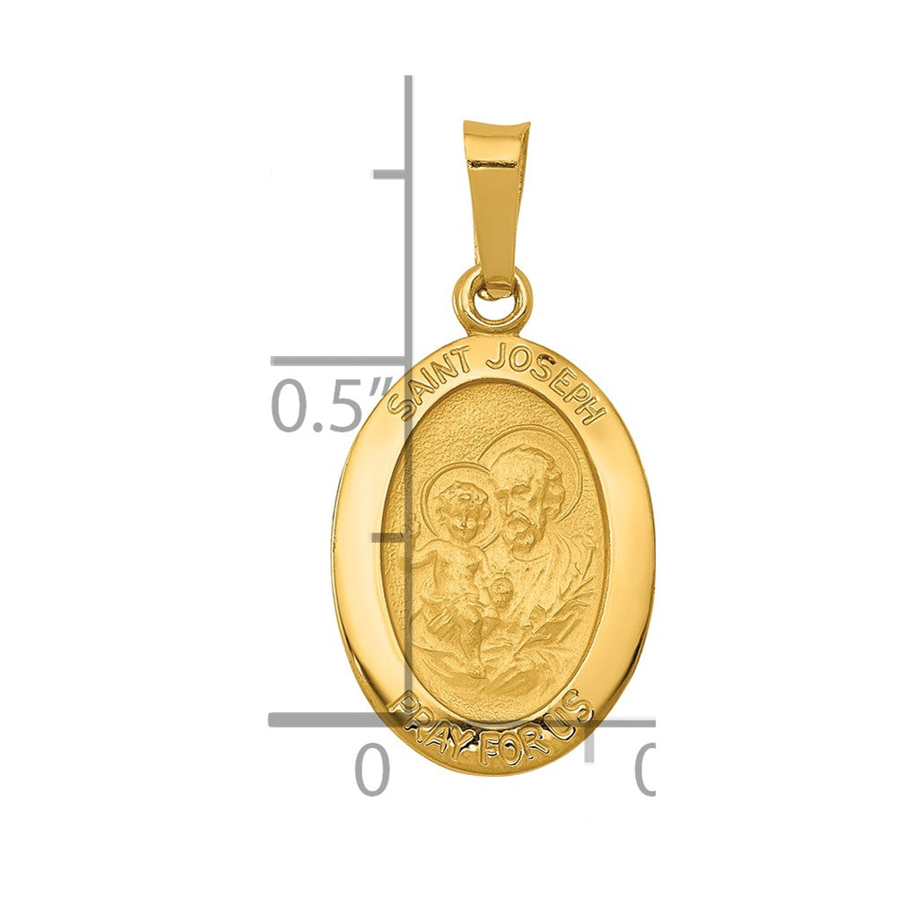 14k Saint Joseph Medal Charm