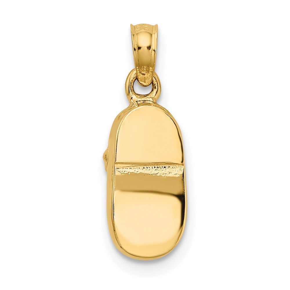 14k  3D Two-tone Shoe Charm