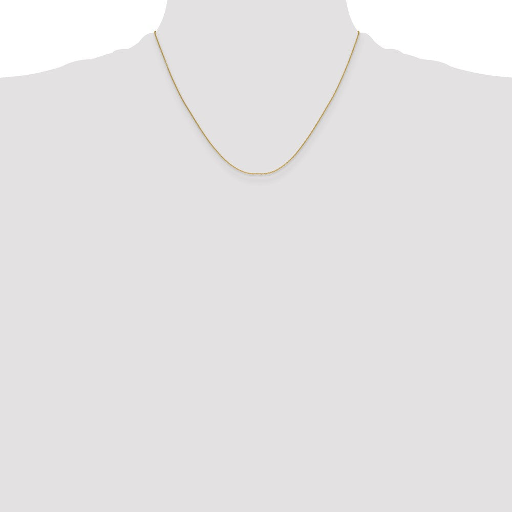 14k 1.05mm Mariners Link Chain