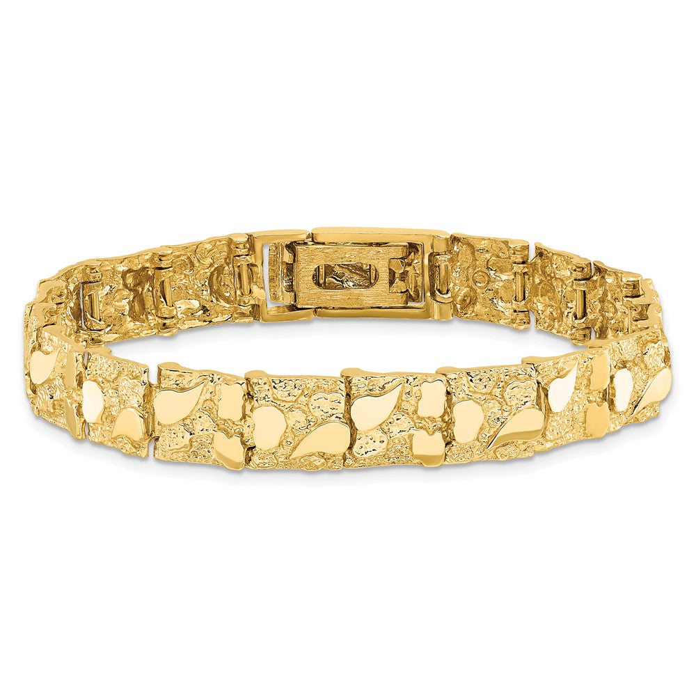 14k 9.50mm Nugget Bracelet