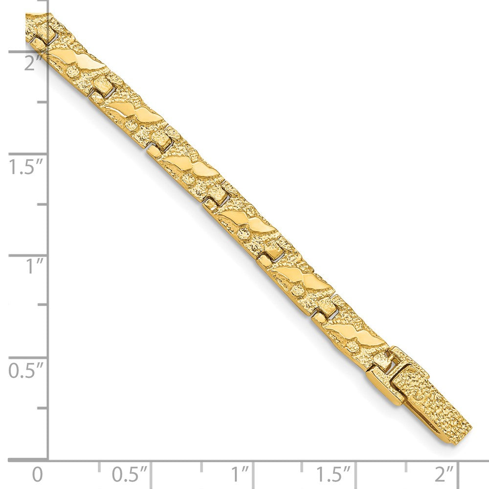 14k 5.0mm Nugget Bracelet