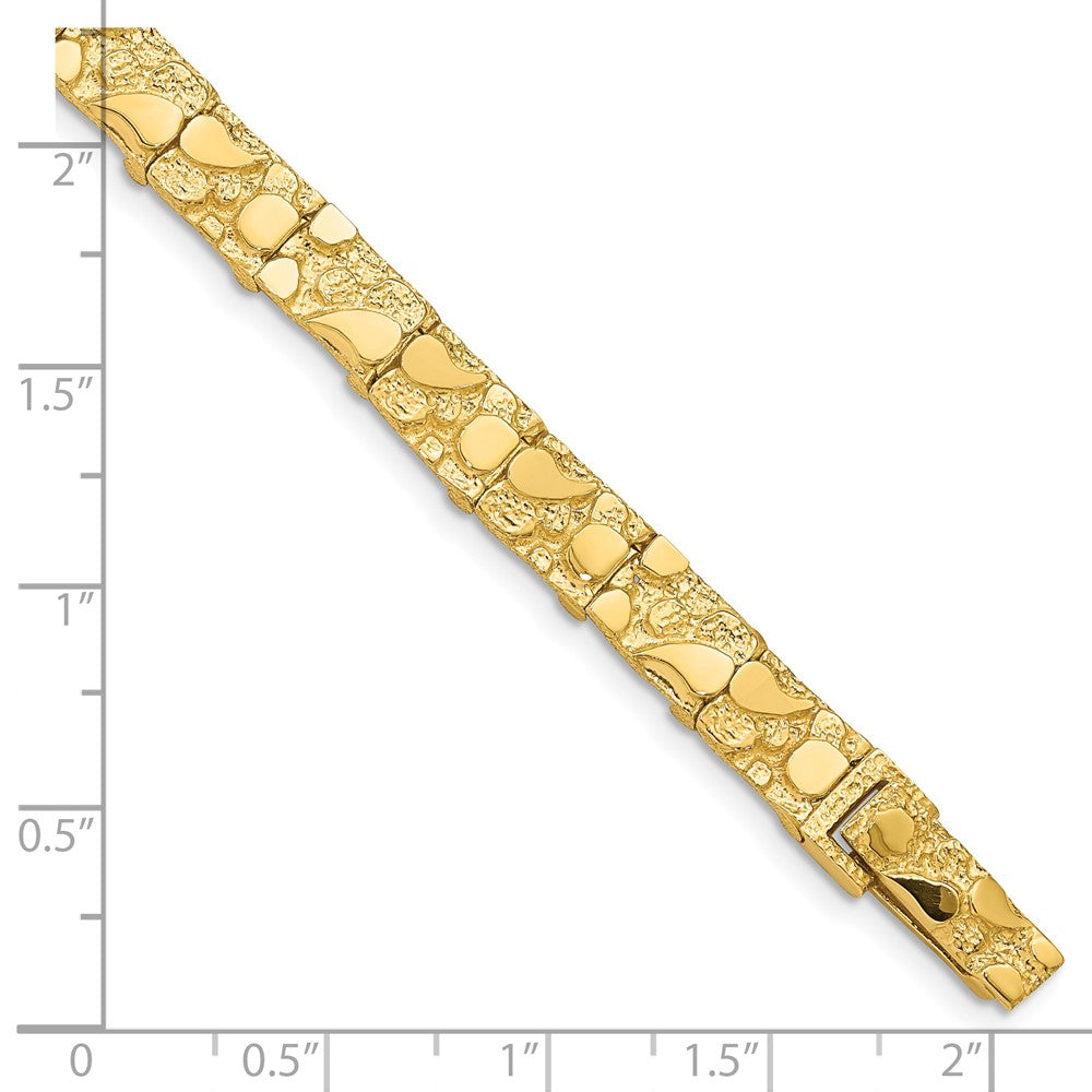 14k 7.00mm Nugget Bracelet