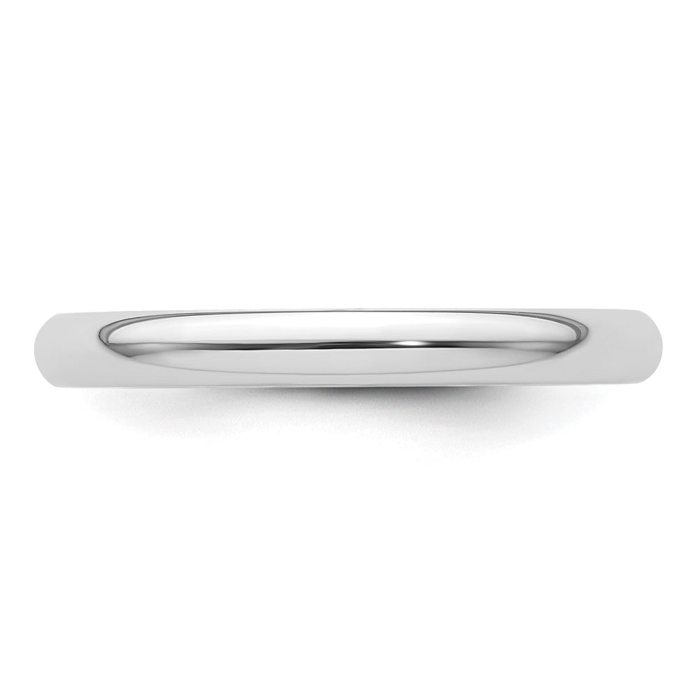 Platinum 2.5mm Comfort-Fit Wedding Band Size 11