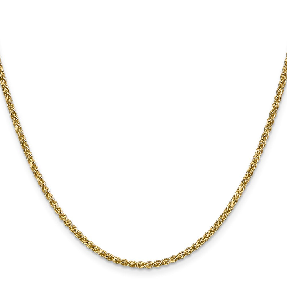 14K 20 inch 2.1mm Spiga with Lobster Clasp Chain