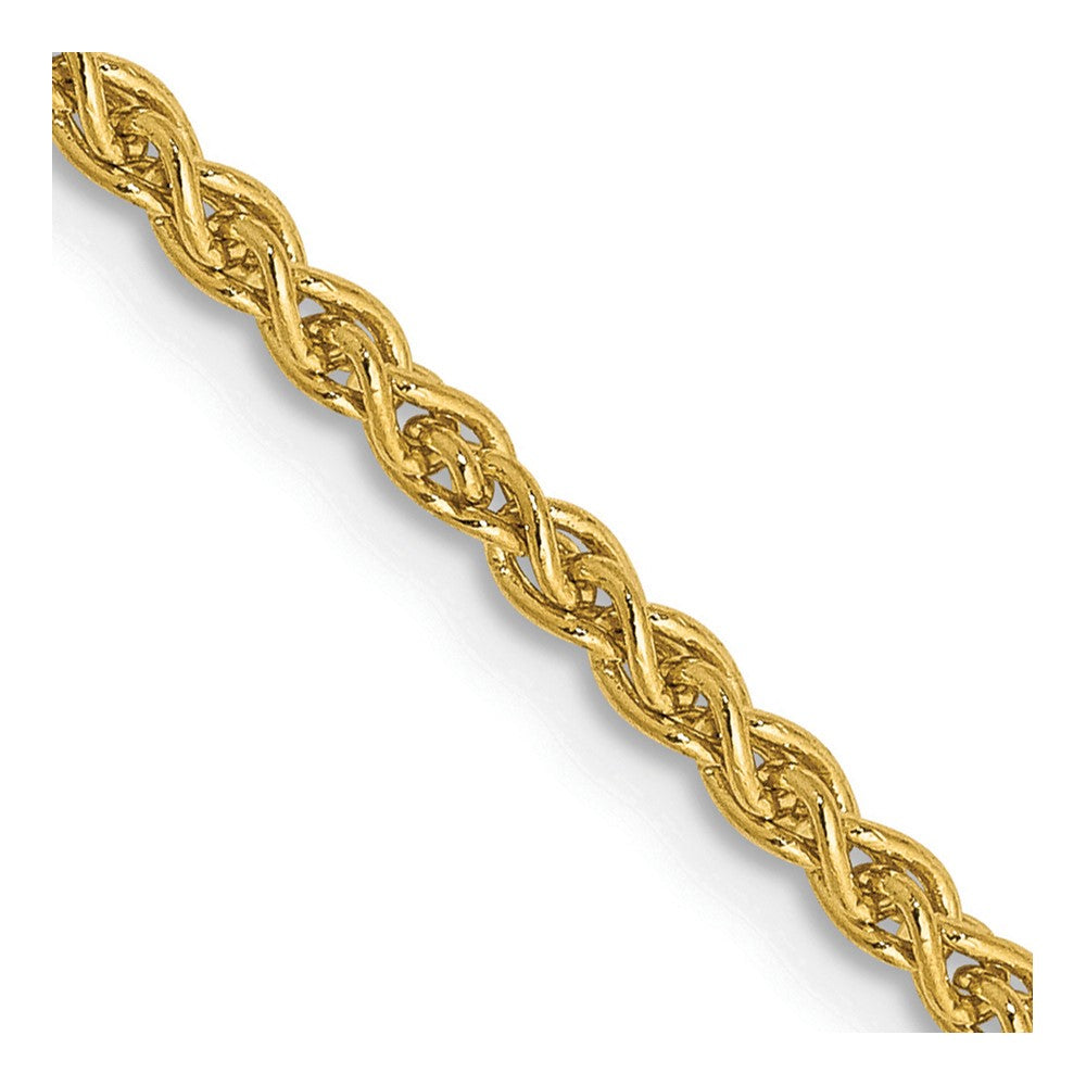 14K 22 inch 2.1mm Spiga with Lobster Clasp Chain
