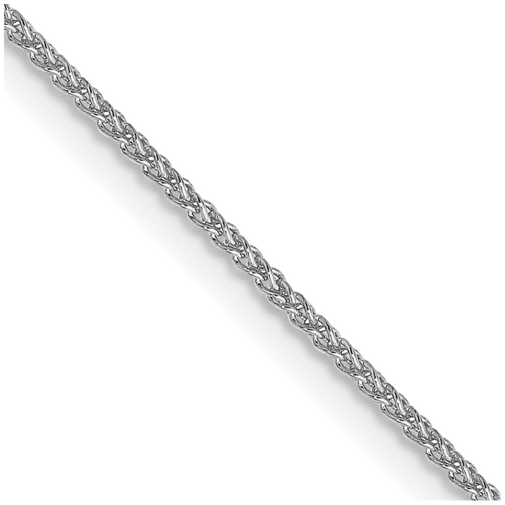 14k WG 1.05mm Spiga with Spring Ring Clasp Chain
