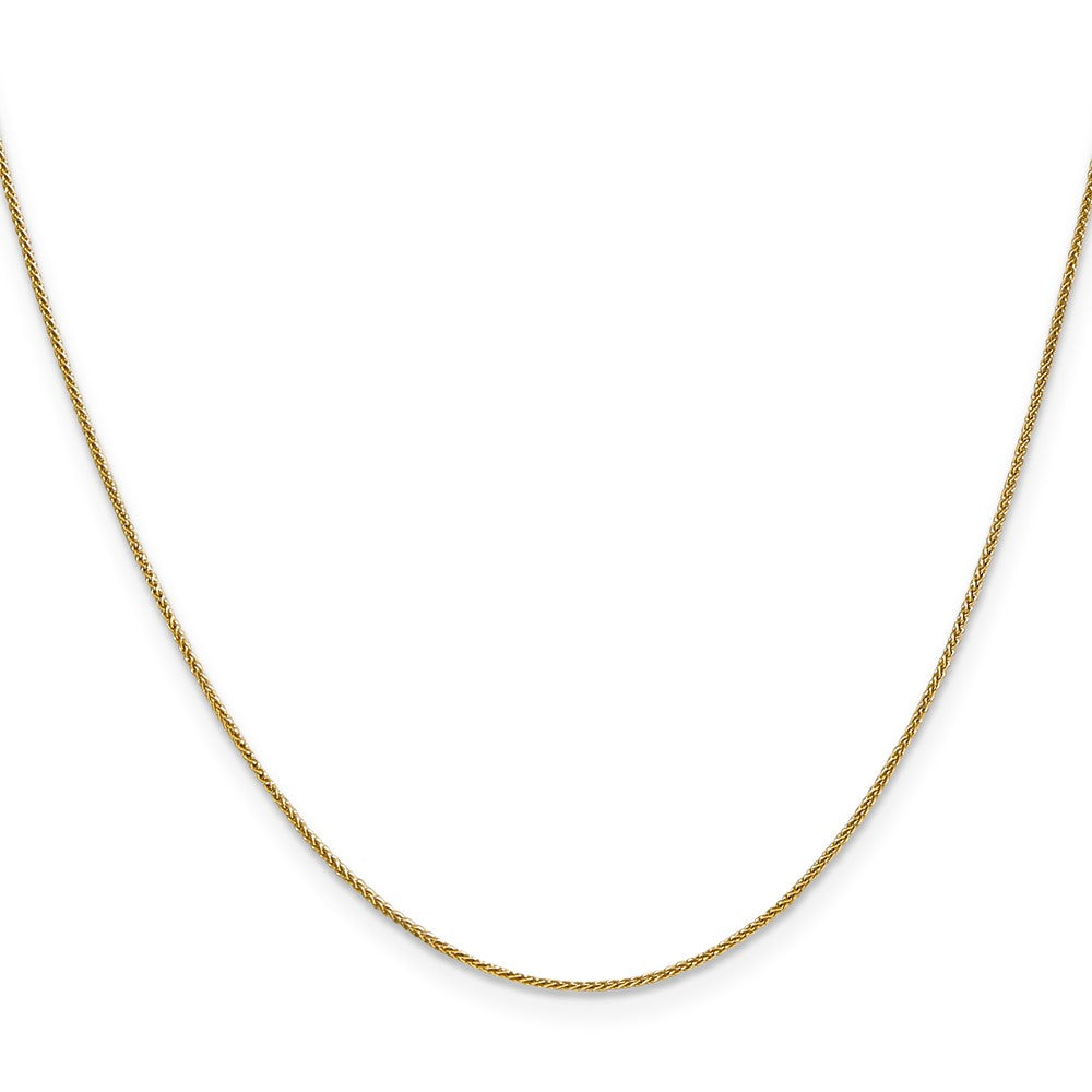 14K 22 inch .85mm Spiga with Lobster Clasp Chain