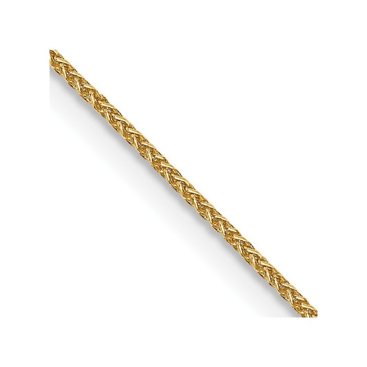14K 30 inch .85mm Spiga with Lobster Clasp Chain